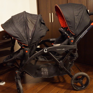 美品】二人乗りベビーカー Contours Options Elite Tandem Stroller