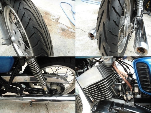 旧車　レトロ　ヤマハＲＤ２５０　保険残り有　令和２年５月まで　実働 旧車 レトロ ヤマハRD250 保険残り有 令和2年5月まで 実働