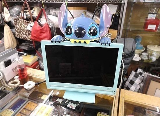 ラナ スティッチ テレビ 20V型 地上デジタルハイビジョン 液晶tv 2009年 子供部屋 リモコン・電源コード欠品 札幌市 白石区 東札幌