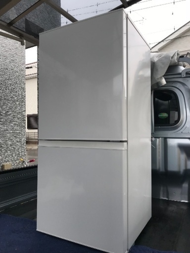 取引中2014年製アクアホワイト冷凍冷蔵庫157L。千葉県内配送無料。設置無料。