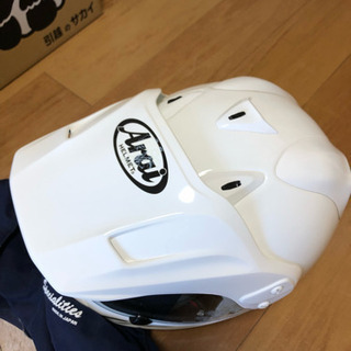 Arai ヘルメット ツアークロスⅡ 白 超美品！女性着用 引越...