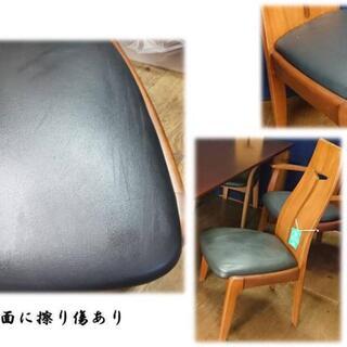 【F24 　極美品　大塚家具 ダイニングテーブル 椅子7点セット】