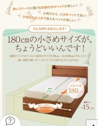 国産品 [美品]コンセント付き収納ベッド/譲ります！ シングルベッド