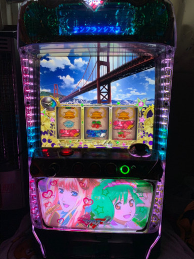パチスロ実機 コイン不要機 マクロスF2 スロット