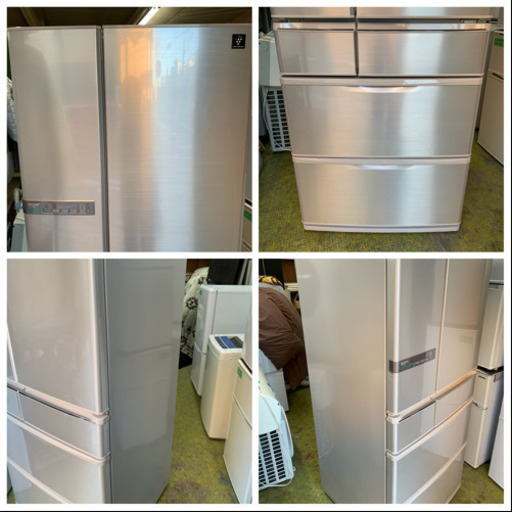 冷蔵庫 SHARP 6ドア 560L ファミリーサイズ 家族用 SJ-XF56W-N 2012年 