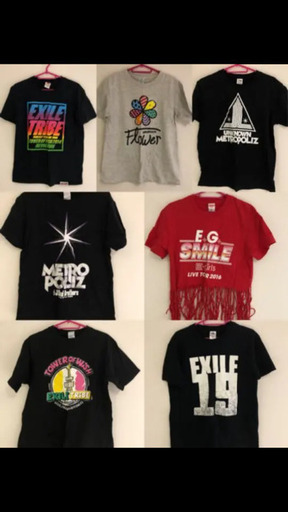 7点Flower E-girls 三代目 EXILETRIBE Tシャツグッズ