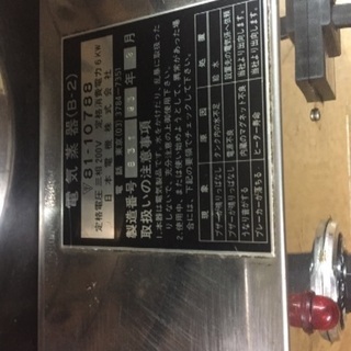 200v 電気蒸し器
