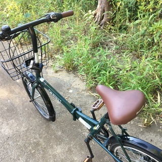 折りたたみ自転車　MARUISHI　ROXY　20インチ　ダークグリーン