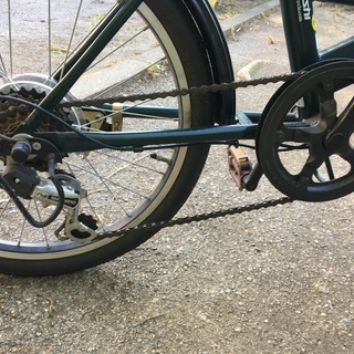 折りたたみ自転車　MARUISHI　ROXY　20インチ　ダークグリーン