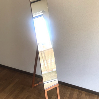 【受付終了】木製姿見の鏡