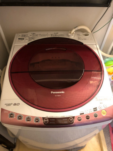 Panasonic  洗濯機 8kg 2012年製