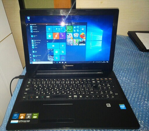 ②Lenovo G50 薄型静音ノートパソコン　SSD　Office2019　Win10