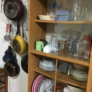 フライパン 蒸し器、鍋、食器
