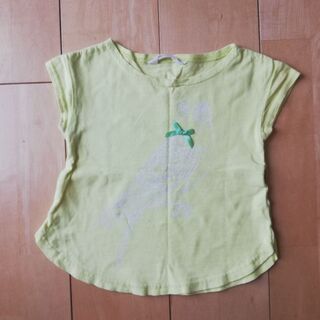 アカチャンホンポ100 半袖Tシャツ黄緑