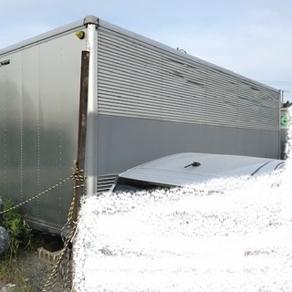 格安】4トン箱① コンテナ 物置 倉庫 アルミ箱 引き取り限定 北海道 ...
