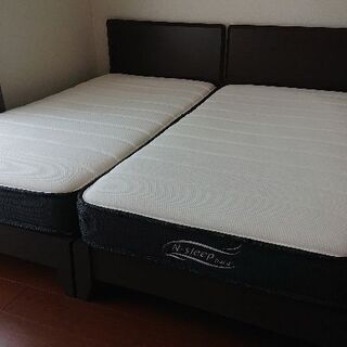 ニトリ シングルベッド 2台