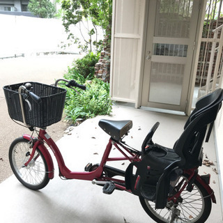 子供乗せ フラッカーズシュシュ 自転車 20インチ 後部座席