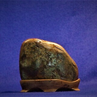 鑑賞石 約1.0kg 岐阜菊花石 鉱物標本 水石 盆石