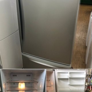 美品【 Panasonic 】パナソニック 321L 3ドア冷蔵庫 自動製氷機付き 最上段の棚でも手が届く｢ちょっと低め｣ Ag抗菌脱臭 NR-C32AM