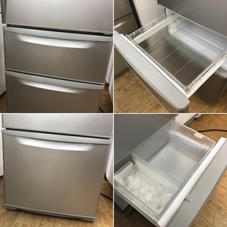 美品【 Panasonic 】パナソニック 321L 3ドア冷蔵庫 自動製氷機付き 最