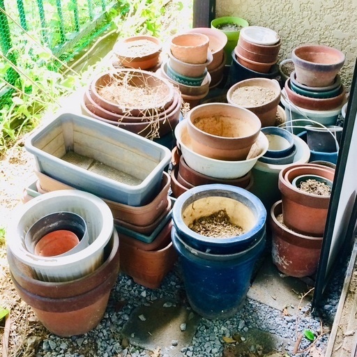 大量 プランター 植木鉢 庭 レンガ ブロック 石畳 ガーデニング 植物 Diy 廃材 アイスレモンティー 平塚の家庭用品 ガーデニング の中古あげます 譲ります ジモティーで不用品の処分