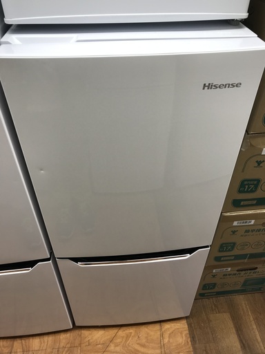 Hisense 2ﾄﾞｱ冷蔵庫 HR-D1302 2019年製 130L 正面凹み有