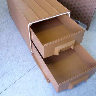 値下げ タッパーウェア スーパーチェスト 2段引き出し Tupperware