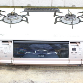 *074)リンナイ Rinnai ガスコンロ ラクシエ LAKUCIE RTS61AWKR-L 都市ガス用 2014年製 左強火 ガステーブル - 川崎市