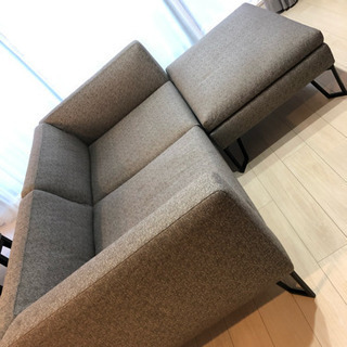 極美品✨】2人掛けソファ2Pソファダークグレー高級