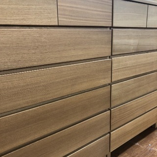 無印良品価格見直し】タモ材使用のチェストが2点同時入荷！