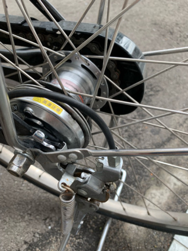電動自転車Panasonic 26インチ6.6Ah 黒 電動アシスト自転車