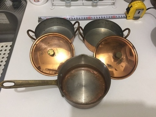 銅鍋三点