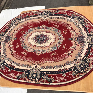 ベルギー製 楕円形絨毯 190×240