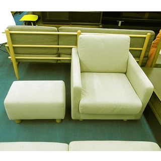 ☆無印☆ソファ ワイドアーム2シーター☆緑 無印良品 ソファ 2シーター