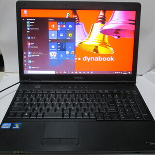 東芝15.6型液晶ノート SSD換装＆8GBメモリで高速起動！Wi-Fi内蔵！