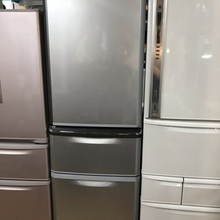 三菱 3ドア冷蔵庫 370L 2011年製 中古