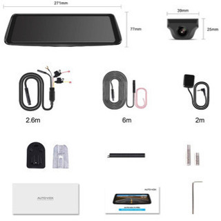 未使用 AUTO-VOX X1pro ドライブレコーダー ミラー型 デジタルインナー