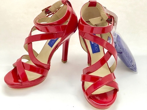 ★美品★　【ジミーチュウ JIMMY CHOO】 靴 パンプス エナメル