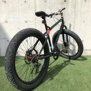 【3500円値下げ‼️】ファットバイク 走行可能です！