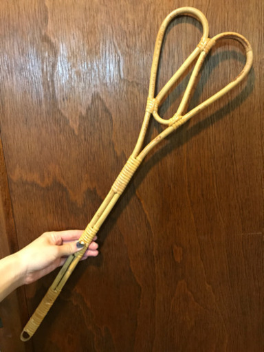 昭和レトロ 布団たたき 籐 ラタン 布団叩き ふとんたたき ルカ 横浜の洗濯用品の中古あげます 譲ります ジモティーで不用品の処分