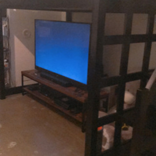 美品！【ニトリ】SD 階段付 ロフトベッド ダークブラウン