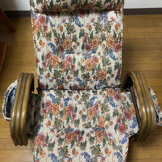 ラタン回転式座椅子