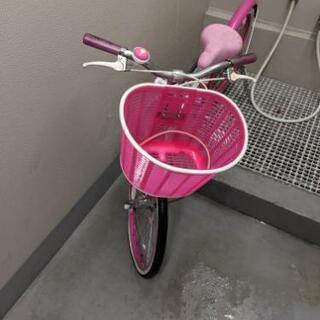 子供用自転車（ピンク）-20インチ（傷あり・補助輪もあります）