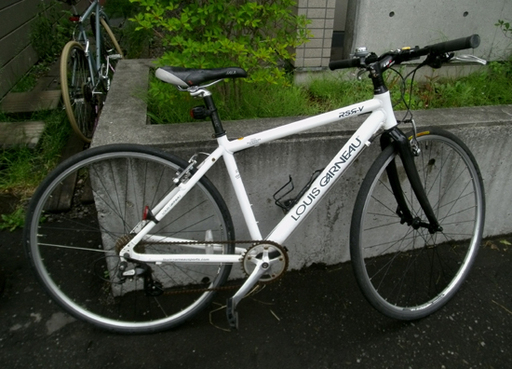 札幌 クロスバイク ルイガノ RSR 5 白/ホワイト 自転車 フロントシングルギヤ 8段変速 450mm