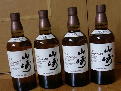 サントリー山﨑ウイスキー（７００ml）1本、6,500円（送料別途）