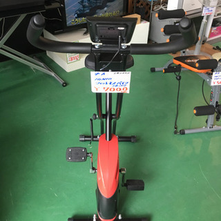 【在庫処分特価】RF0753 IGNIOフィットネスバイク 赤　FB-1712の画像