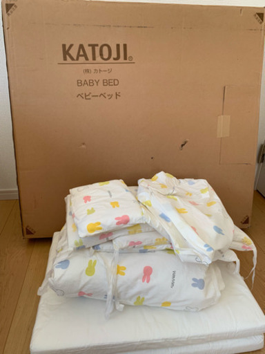 相談中 Katoji ミニベッド 寝具一式付