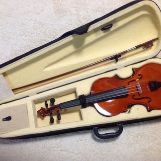 バイオリンセット初心者用(ケース、弓、松やに付き)　未使用