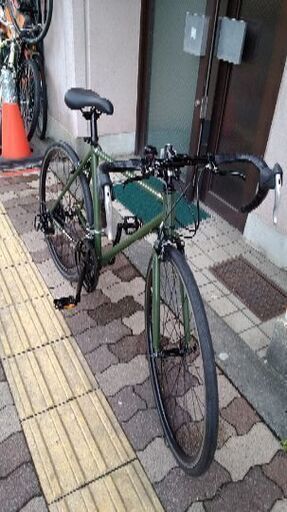 700c ロードバイク ベスト 21speed/モスグリーン