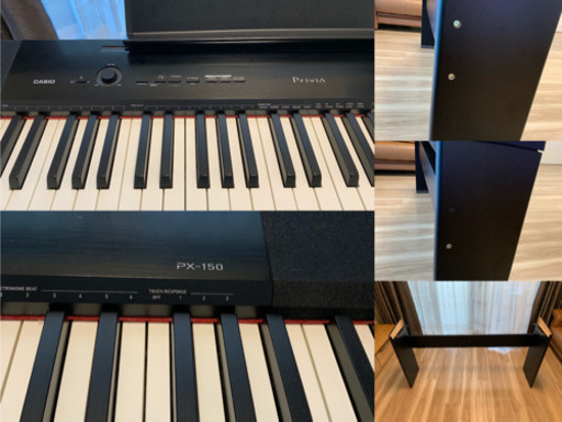 CASIO 電子ピアノ privia PX-150BK | procomm.ca